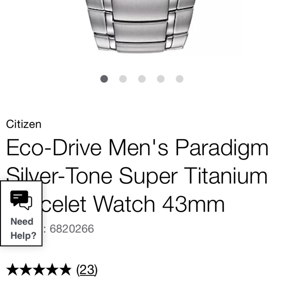 Citizen eco drive titanium band
